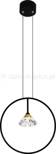 Altavola Design Lampa wisząca Nowoczesna lampa wisząca ledowa czarna Altavola TIFFANY No 1 LA059/P_black LA059/P_black - Lampy sufitowe - miniaturka - grafika 2