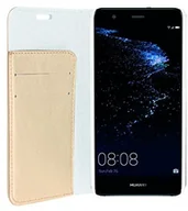 Etui i futerały do telefonów - Phonix HUP1LBCD etui na książkę ze skóry ekologicznej, błyszczące do Huawei Ascend P10 Lite złote HUP1LBCD - miniaturka - grafika 1