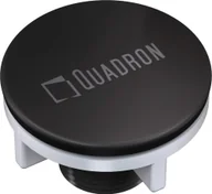 Akcesoria do armatury i ceramiki - QUADRON Zaślepka QUADRON w kolorze VERY BLACK czarny mat) - miniaturka - grafika 1