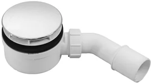 Schedpol Schedline Syfon brodzikowy 5,2x5,2x8,5 cm chrom SDB52V - Syfony - miniaturka - grafika 2