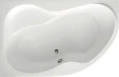 Wanny - Aqualine SAPHO Sapho Cidlina wanna asymetryczna 160x105cm lewa bez nóżek G3615 G3615 - miniaturka - grafika 1