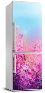 Naklejka samoprzylepna na lodówkę Kwiaty wiśni - Naklejki na drzwi i meble - miniaturka - grafika 5