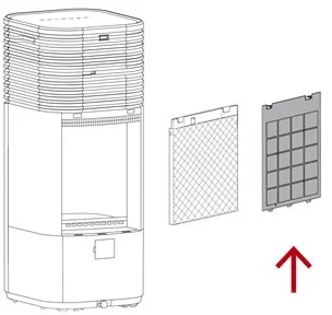 Trotec PAE 49/50 filtr powietrza - Akcesoria do wentylacji i klimatyzacji - miniaturka - grafika 2