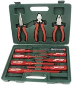 Pozostałe narzędzia ogrodowe - Bruder Mannesmann Brüder Mannesmann Zestaw śrubokrętów i szczypiec VDE, 11 sztuk, 11240 - miniaturka - grafika 1