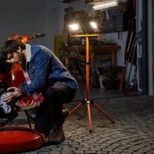 Oświetlenie warsztatowe - LEDVANCE LEDVANCE Worklight Tripod reflektor 2x20W - miniaturka - grafika 1