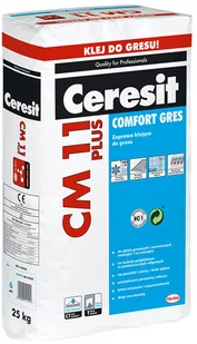 Ceresit Zaprawa klejowa do gresu CM11 PLUS Comfort Gres 25kg 1550928 - Kleje i inne preparaty budowlane - miniaturka - grafika 2