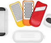 Przybory do gotowania - OXO Tarki i slicery komplet 6 elementów Good Grips 11223200mlnyk - miniaturka - grafika 1