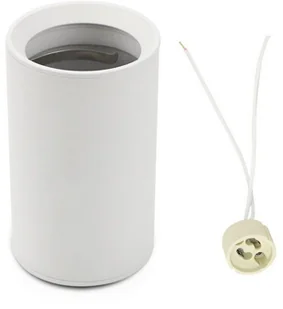 v-tac Oprawa V-TAC Aluminiowa GU10 Okrągła Natynkowa Tuba Biała 60x100mm VT-807 - Oprawy, klosze i abażury - miniaturka - grafika 3