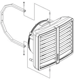 Sonniger Konsola obrotowa do nagrzewnic HEATER Konsola obrotowa WAA0028 - Akcesoria grzewcze - miniaturka - grafika 2