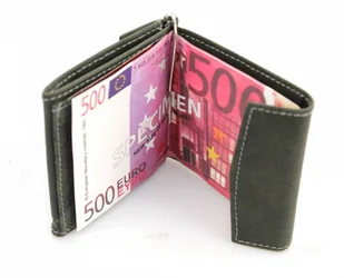 Wild Portfel Skórzany Skóra Licowa Mały Kostka Bez Zapięcia - Portfele - miniaturka - grafika 5