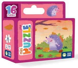 ZIELONA SOWA mini Puzzle Jeżyk - Puzzle - miniaturka - grafika 2