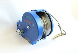 KNOTT Przyciągarka 1135 kg Knott z linką, obudowa niebieska 6X0017.209 - Wciągarki - miniaturka - grafika 4