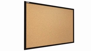 Allboards Tablica korkowa 90x60 cm rama drewniana lakierowana CZARNA TK96BK - Tablice i flipcharty Allboards Tablica korkowa 90x60 cm rama drewniana lakierowana CZARNA TK96BK - Tablice i flipcharty - miniaturka - grafika 1