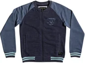 Bluzy dla chłopców - Quiksilver bluza ęca JANAPAZ ZIP YOUTH Navy Blazer Heather BYJH - miniaturka - grafika 1
