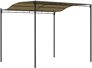 vidaXL Zadaszenie, 3 x 2,5 m, kolor taupe, 180 g/m - Pawilony ogrodowe - miniaturka - grafika 4