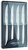 Noże kuchenne - Arcos Typ 1 noże do steków, ostrze ze stali nierdzewnej, 11 cm, pudełko na prezent z 4 chuletero 378400 - miniaturka - grafika 1