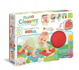Clementoni Sensoryczna Miękka Mata Klocki Ścieżka - Klocki - miniaturka - grafika 3