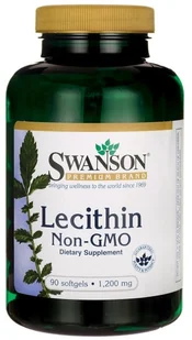 SWANSON Lecytyna (Lecithin) 1200mg - (90 kap) - Witaminy i minerały dla sportowców - miniaturka - grafika 3