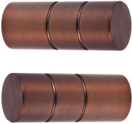 Karnisze - Gardinia Zakończenie Windsor Cylinder brąz - miniaturka - grafika 1