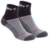 Akcesoria turystyczne - Inov-8 Skarpety, Speed Sock Mid, 2-pak, czarno-szary, rozmiar 44-47 - miniaturka - grafika 1