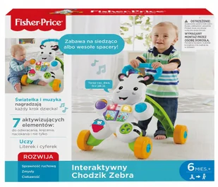 Fisher Price Interaktywny Chodzik Zebra * - Pchacze - miniaturka - grafika 37