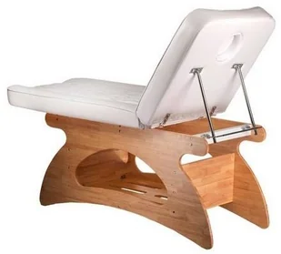 Beauty System Łóżko kosmetyczne BD-8241 Sosna BD-8241/JASNY - Stoły i łóżka do masażu - miniaturka - grafika 2