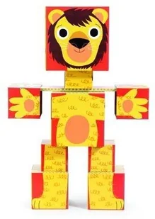 Djeco Klocki kartonowe Zwierzęta - Klocki - miniaturka - grafika 2