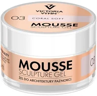 Żele do paznokci - VICTORIA VYNN VICTORIA VYNN Mousse Sculpture Gel 03  Coral Soft 50 ml VIC000572 - miniaturka - grafika 1