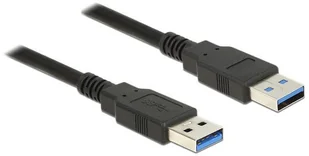 Delock Kabel USB 3.0 1m AM-AM czarny 85060 - Kable USB - miniaturka - grafika 3