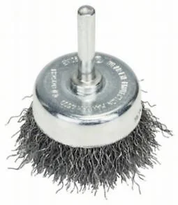 Bosch Szczotka garnkowa falisty drut 0 3 mm 50 mm 4500 U min 50 mm Drut stalowy trzonka 6 mm 2608622006 1 szt - Materiały ścierne - miniaturka - grafika 2