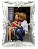 Ramki na zdjęcia - Poldom Ramka 13x18 dekoracyjna srebrna błyszcząca 759 SM R57CK759SM - miniaturka - grafika 1