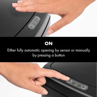 FENIKS Klarstein Klarstein Cleansmann, czujnik, 50 litrów, na worki na śmieci, ABS, czarny KG15-CleansmannB50l - Kosze na śmieci - miniaturka - grafika 4