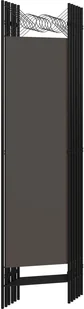 vidaXL Parawan 6-panelowy, antracytowy, 240 x 180 cm vidaXL - Parawany - miniaturka - grafika 4