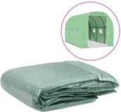 Pozostałe ozdoby ogrodowe - vidaXL Zastępcze pokrycie szklarni (6,86 m), 200x343x200 cm, zielone - miniaturka - grafika 1