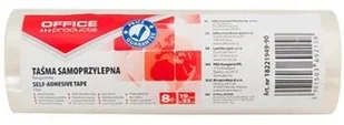 OFFICE PRODUCTS Taśma biurowa OFFICE PRODUCTS, 19mm, 33m, 8szt., transparentna 18221949-90 - Taśmy klejące - miniaturka - grafika 3