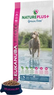 Eukanuba Nature Plus+ Puppy & Junior Grain Free Salmon 14kg + MATA 8in1 GRATIS 19271-uniw - Mokra karma dla psów - miniaturka - grafika 2