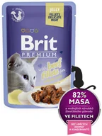 Mokra karma dla kotów - Brit Premium Cat Delicate Wołowina w sosie 24x85 g - miniaturka - grafika 1