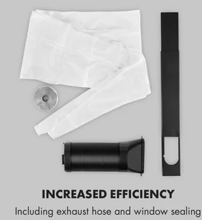 Klarstein Metrobreeze Rom klimatyzator 10000 BTU klasa efektywności energetycznej A+ pilot czarny DXJ2-MetrobreezeRomB - Klimatyzatory - miniaturka - grafika 8