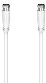 Hama Przewód antenowy Wtyk F Wtyk F 205063 1.5 m - Akcesoria TV-SAT - miniaturka - grafika 2