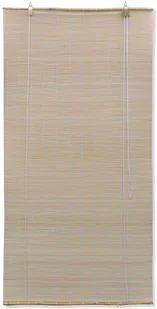 vidaXL Naturalne rolety bambusowe, 2 szt., 120 x 160 cm - Rolety - miniaturka - grafika 3
