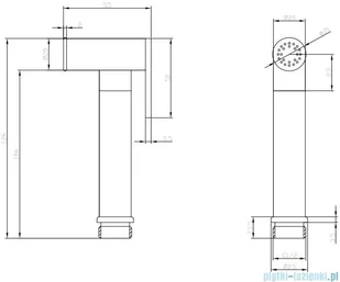 Omnires Y zestaw bidetowy punktowy podtynkowy 1-funkcyjny chrom SYSYBI2CR - Baterie bidetowe - miniaturka - grafika 2