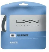 Tenis ziemny - Big Banger aluminiowa power struny zestaw, srebrny WRZ998900-1,38 mm - miniaturka - grafika 1