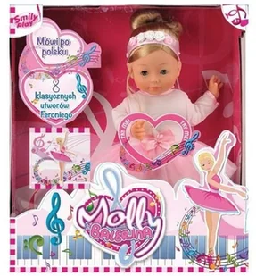 Smily Play Lalka Play Molly Balerina 1/4 4895167981851 - Lalki dla dziewczynek - miniaturka - grafika 5