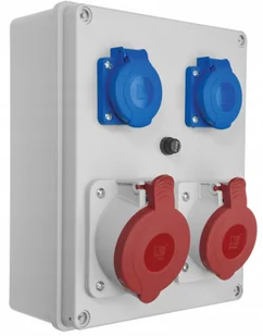 Pawbol Rozdzielnica R-BOX 240 2x250V 1x32A/5p 1x16A/5p B.1098 B.1098 - Rozdzielnie elektryczne - miniaturka - grafika 2