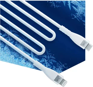 3mk Kabel 1m 3mk Hyper Silicone Cable przewód USB-C do Lightning 20W 3A MFi Biały 12426X0 - Kable USB - miniaturka - grafika 9