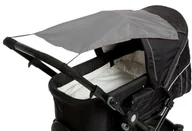Parasolki dla dzieci - AltaBeBe altabebe al7010 żagiel przeciwsłoneczny z ochroną przed promieniami UV w wózkach dziecięcych  ciemnoszary - miniaturka - grafika 1