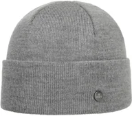 Czapki damskie - Merino Czapka Dokerka Fine Knit by Lierys, jasnoszary, One Size - miniaturka - grafika 1