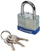 Kłódki - Silverline Silver Line 224515 Kłódka o konstrukcji blaszki 40 MM - miniaturka - grafika 1