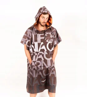 Poncho surf z kapturem szybkoschnące Maloka z etui - Windsurfing - miniaturka - grafika 3