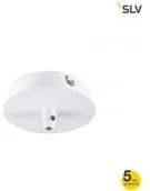 Akcesoria do oświetlenia - Spotline Rozeta sufitowa. pojedyncza. okrągła. biała. z odprężaczem 132601 - miniaturka - grafika 1